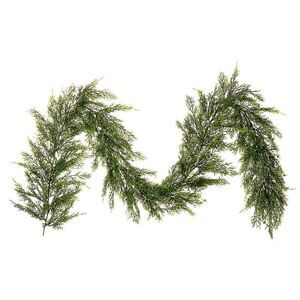 Vickerman -  75" Artificial Cedar Garland. Green